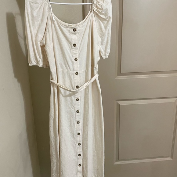 H&M Dresses Hm White Dress Poshmark